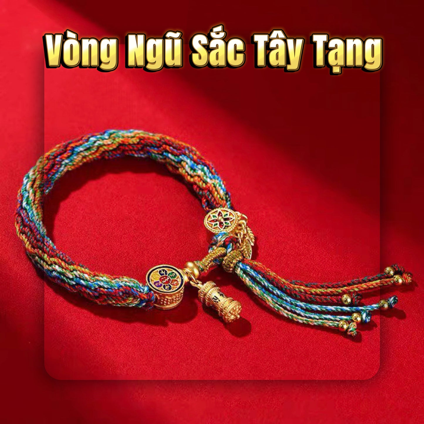 Vòng Ngũ Sắc Tây Tạng Kinh Luân
