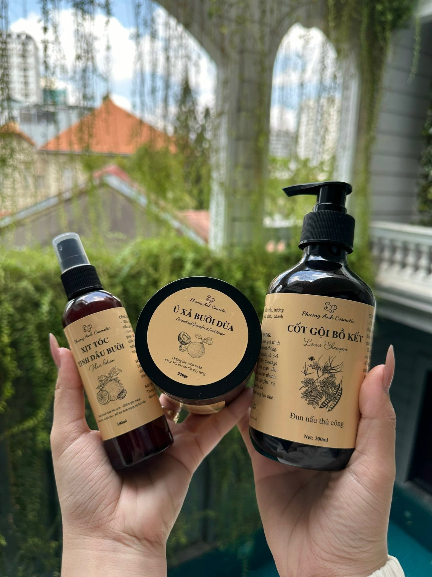 Combo Cốt Gội Bồ Kết 4 Món
