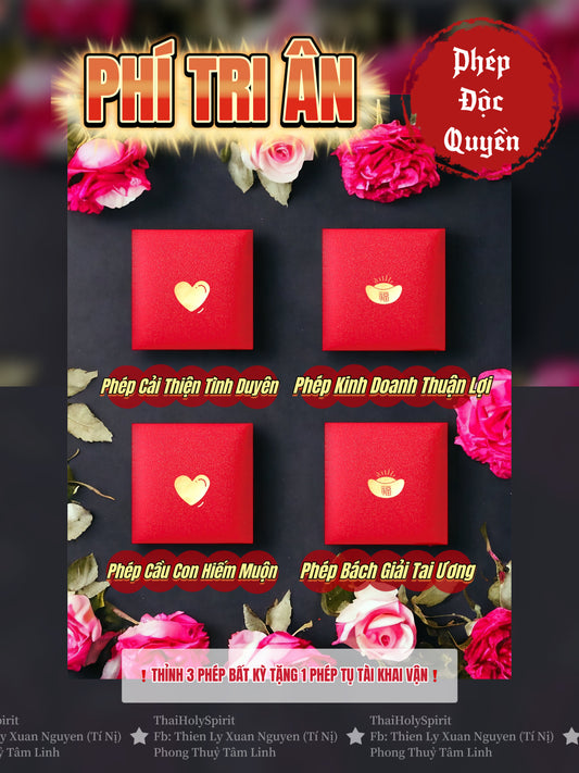 (ĐỘC QUYỀN) Phép Sư Chùa Vàng (Tình Duyên - Tài Lộc - Giải Hạn - Cầu Con)