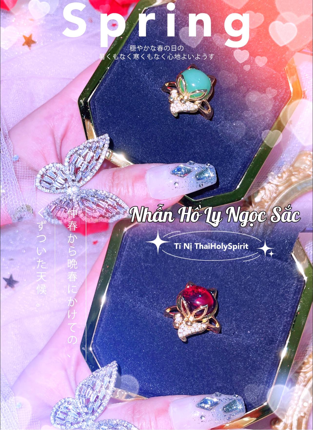 Nhẫn Hồ Ly Ngọc Sắc