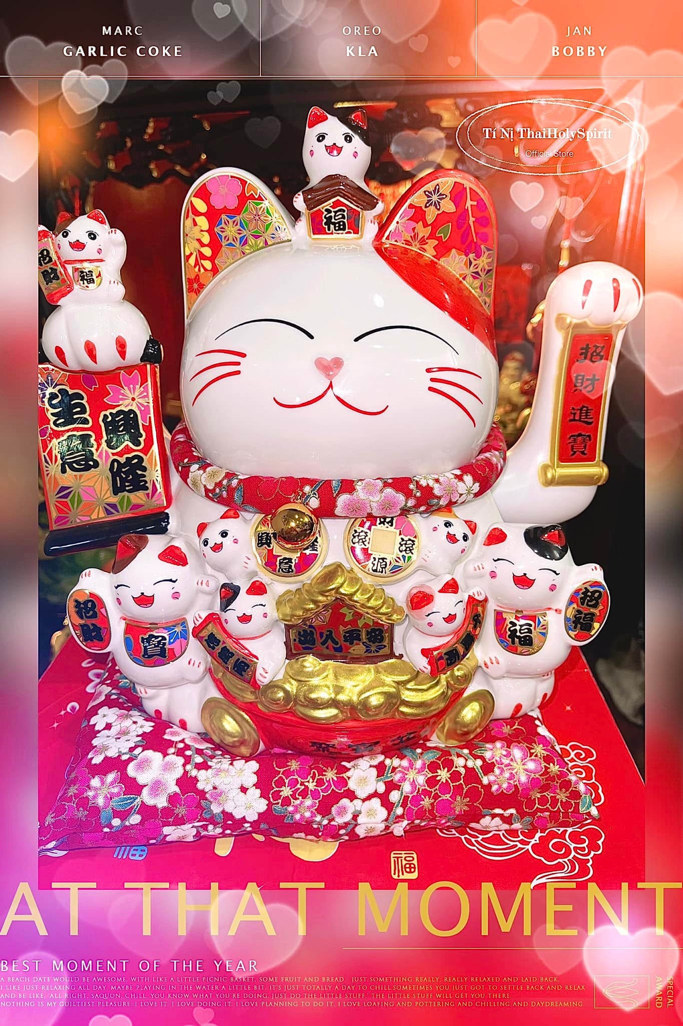Mèo Thần Tài May Mắn 11in