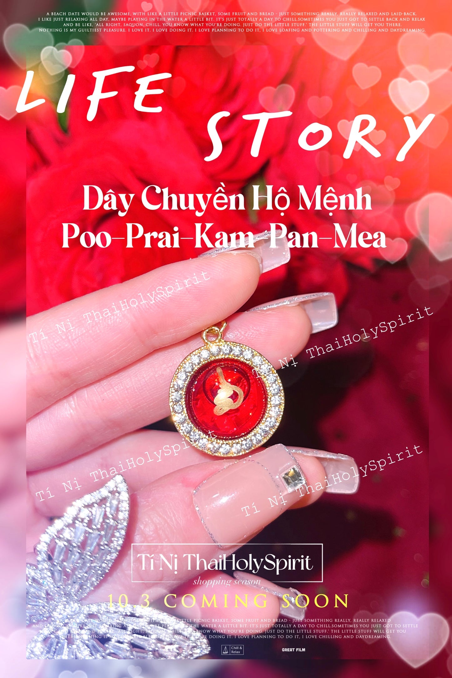 Dây Chuyền Hộ Mệnh Poo-Prai-Kam-Pan-Mea