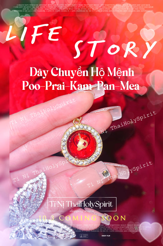Dây Chuyền Hộ Mệnh Poo-Prai-Kam-Pan-Mea