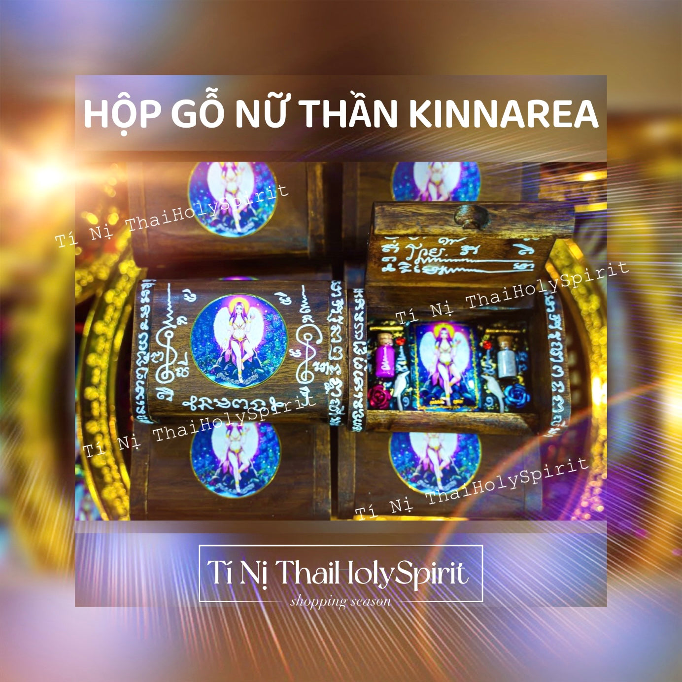 Hộp Gỗ Nữ Thần Kinnarea