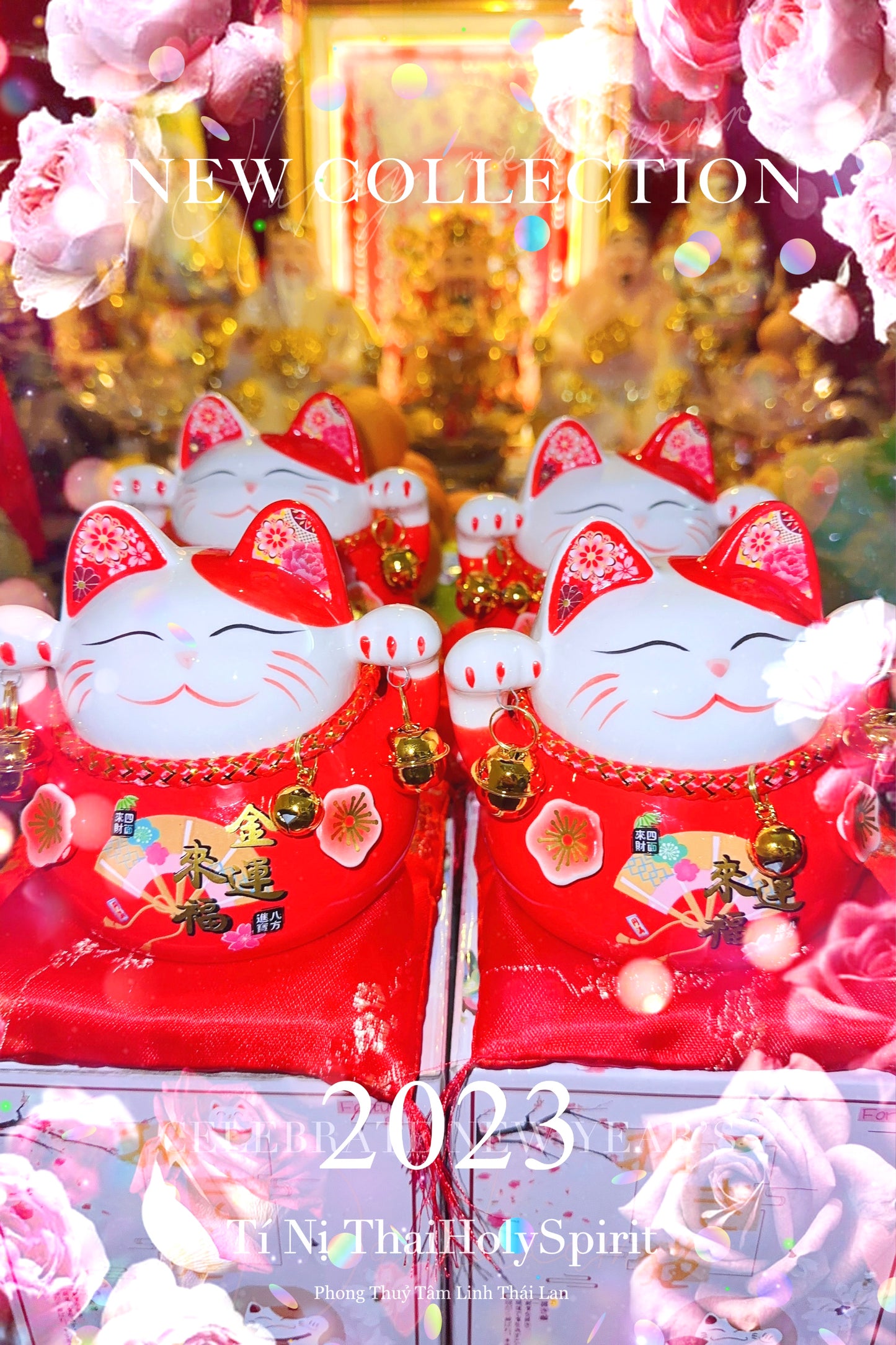 Mèo thần tài may mắn size nhỏ