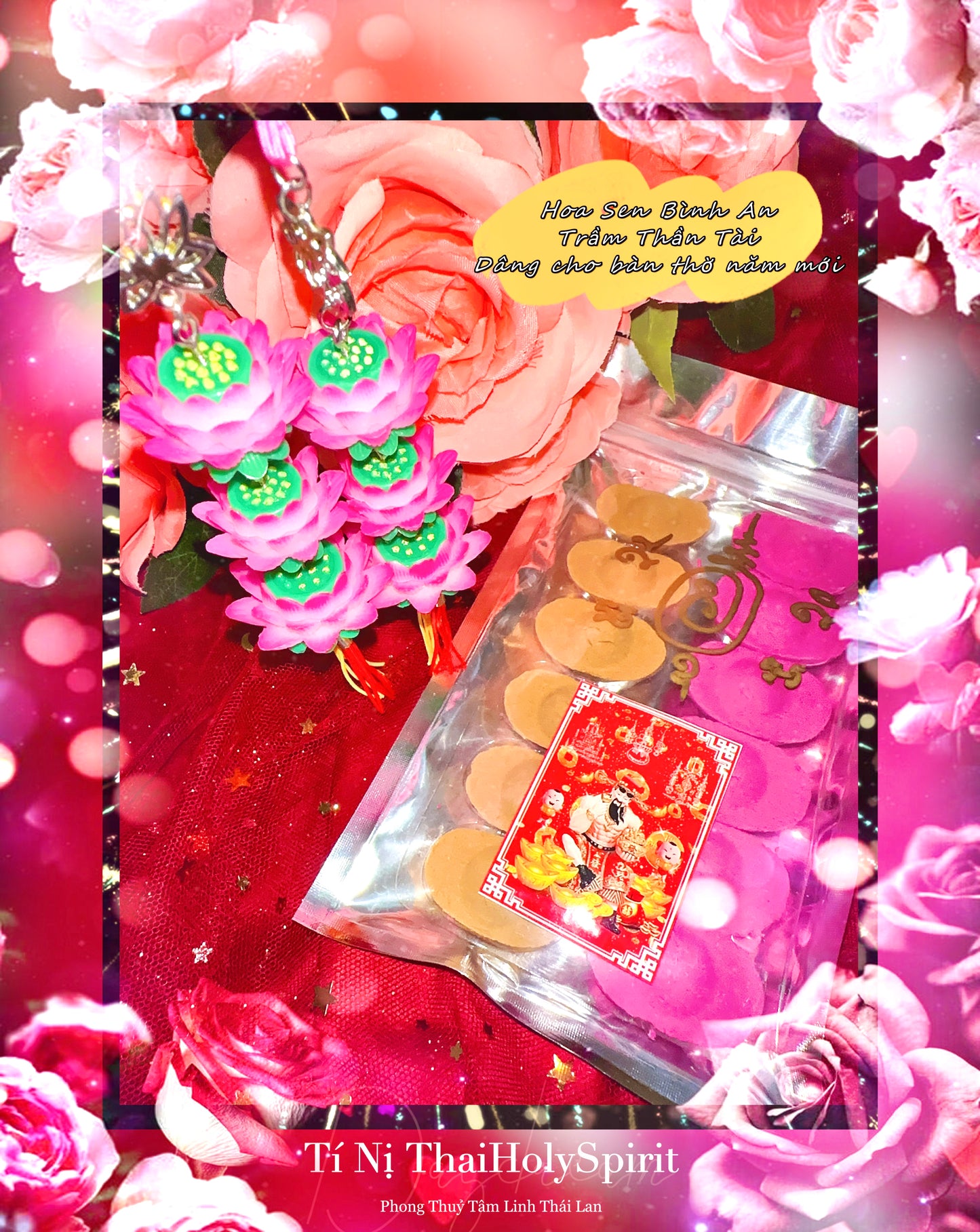 Combo Trầm Thần Tài Hoa Sen