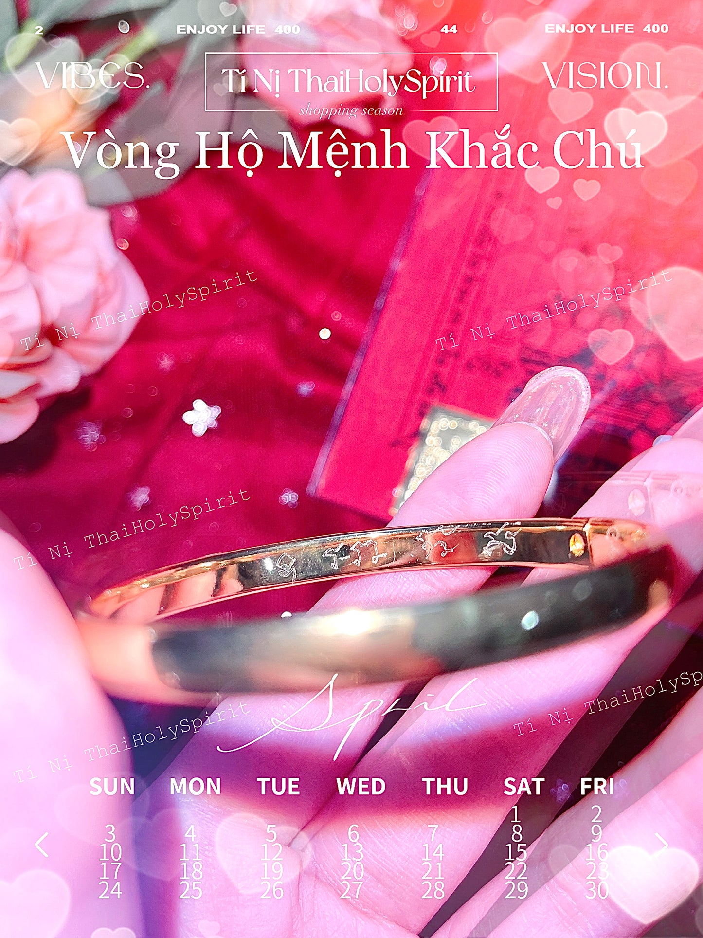 Vòng Khắc Chú Hộ Mệnh LuangPho