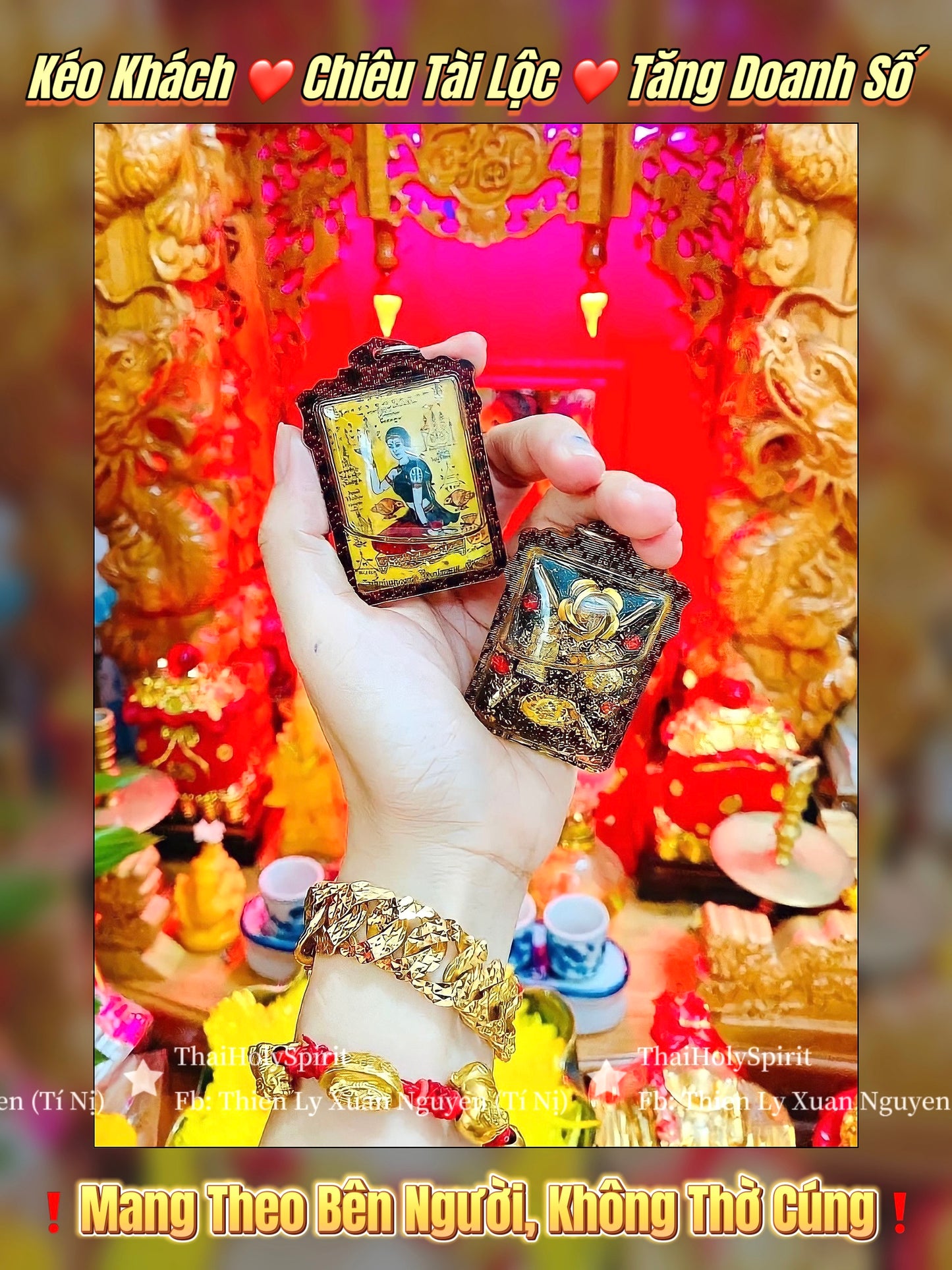 Amulet Mẹ Ngoắc Kéo Khách