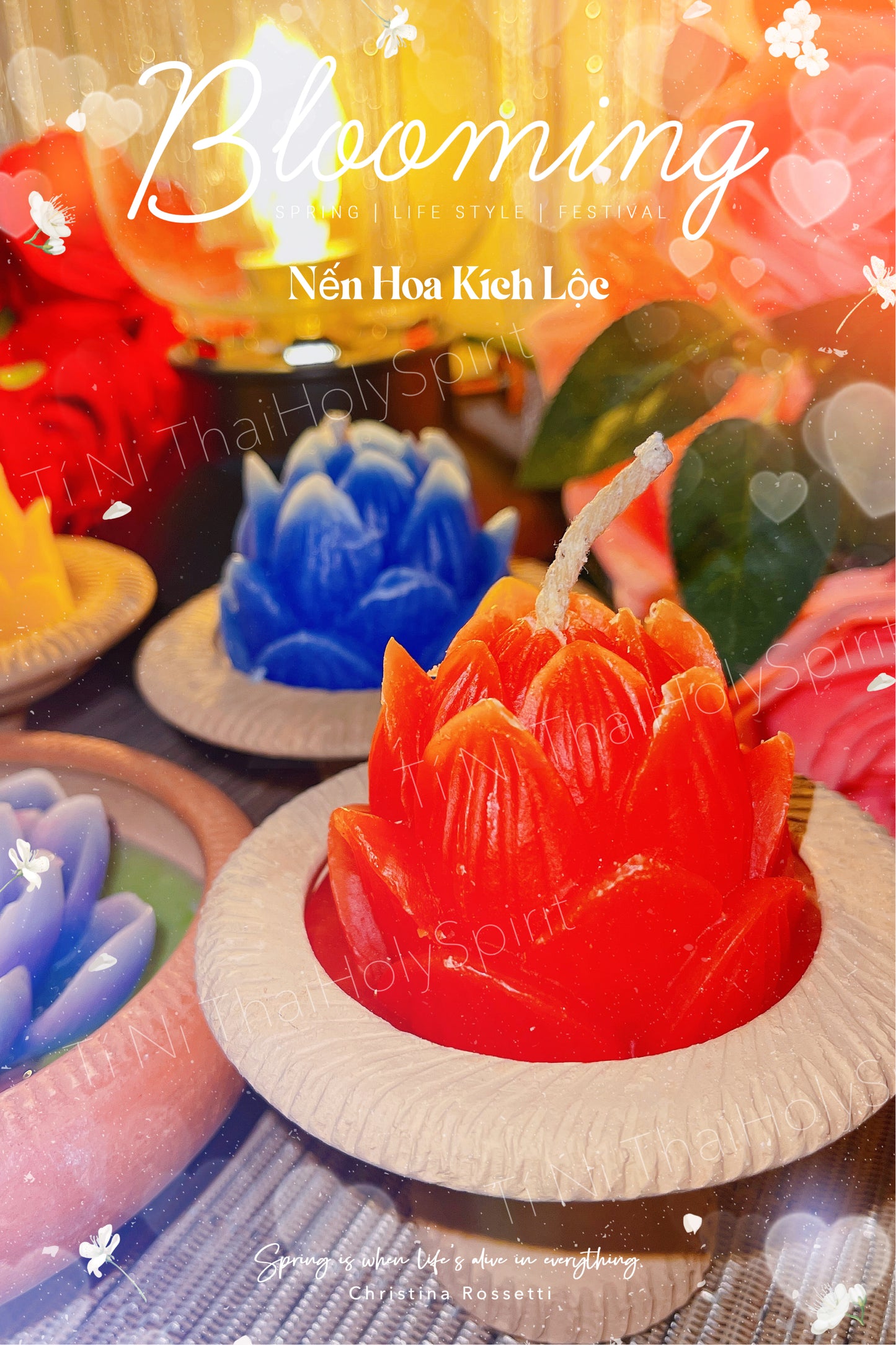 Nến Hoa Thanh Tẩy Kích Lộc