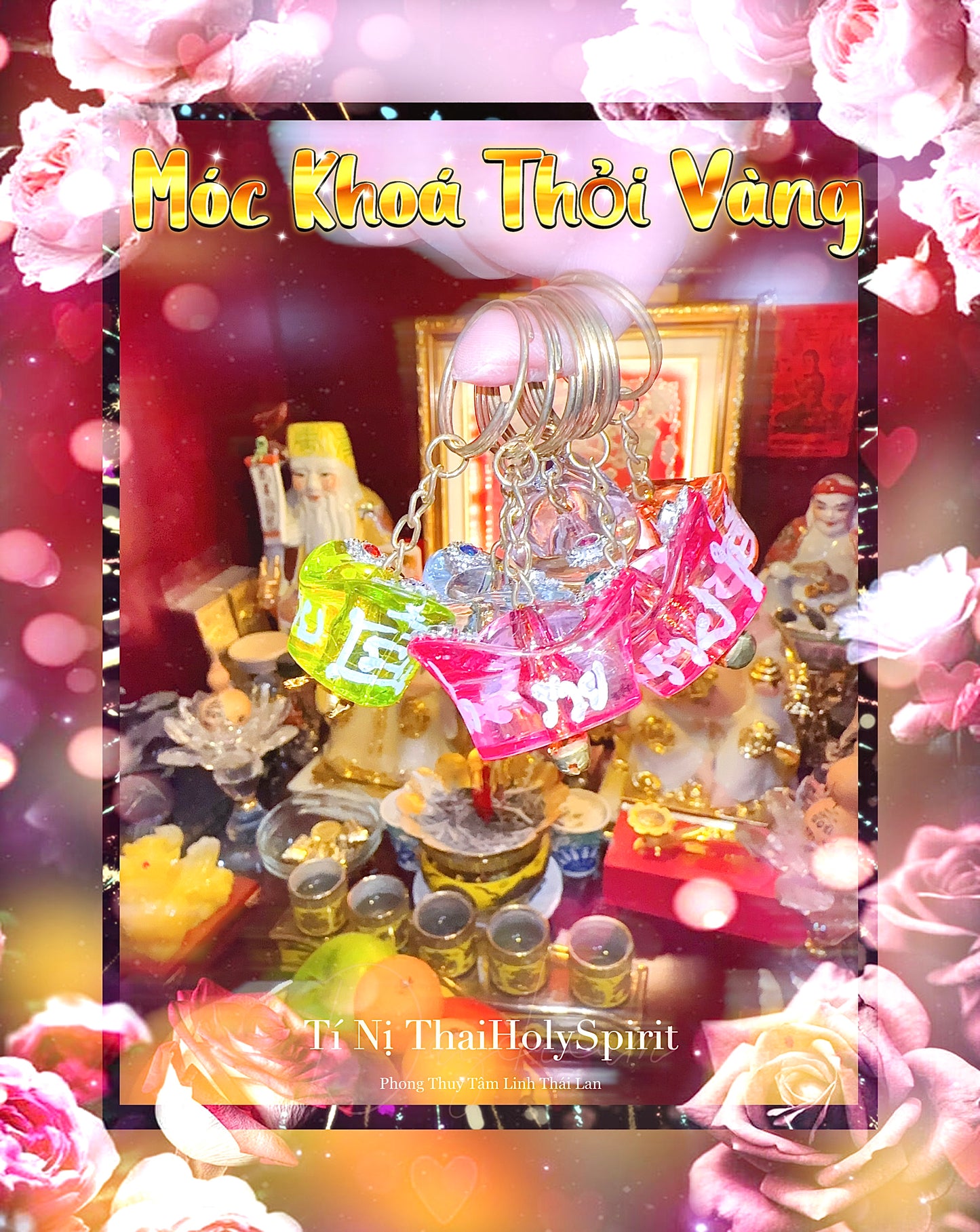Móc Khoá Thỏi Vàng