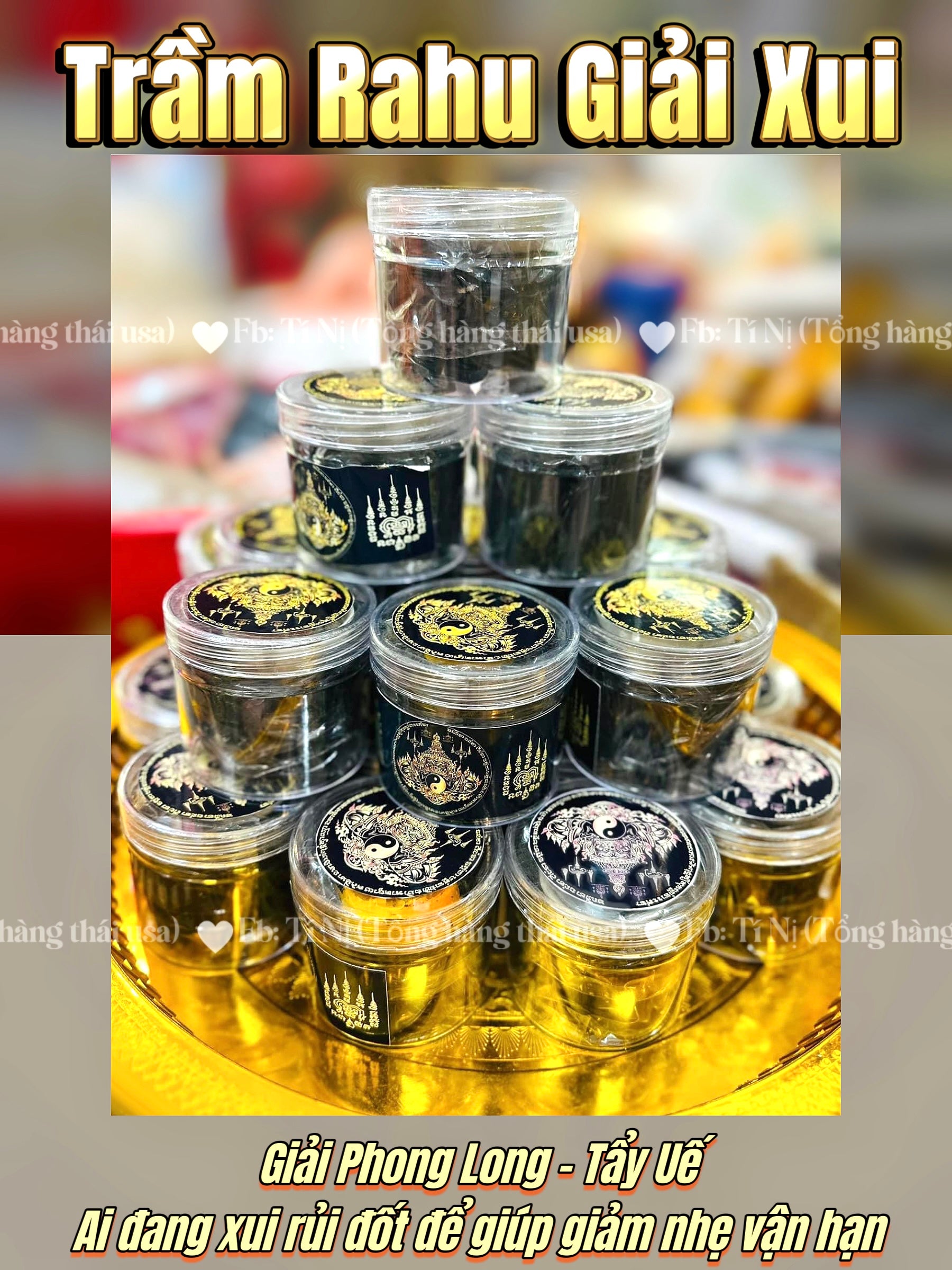 Đốt trầm giải xui.