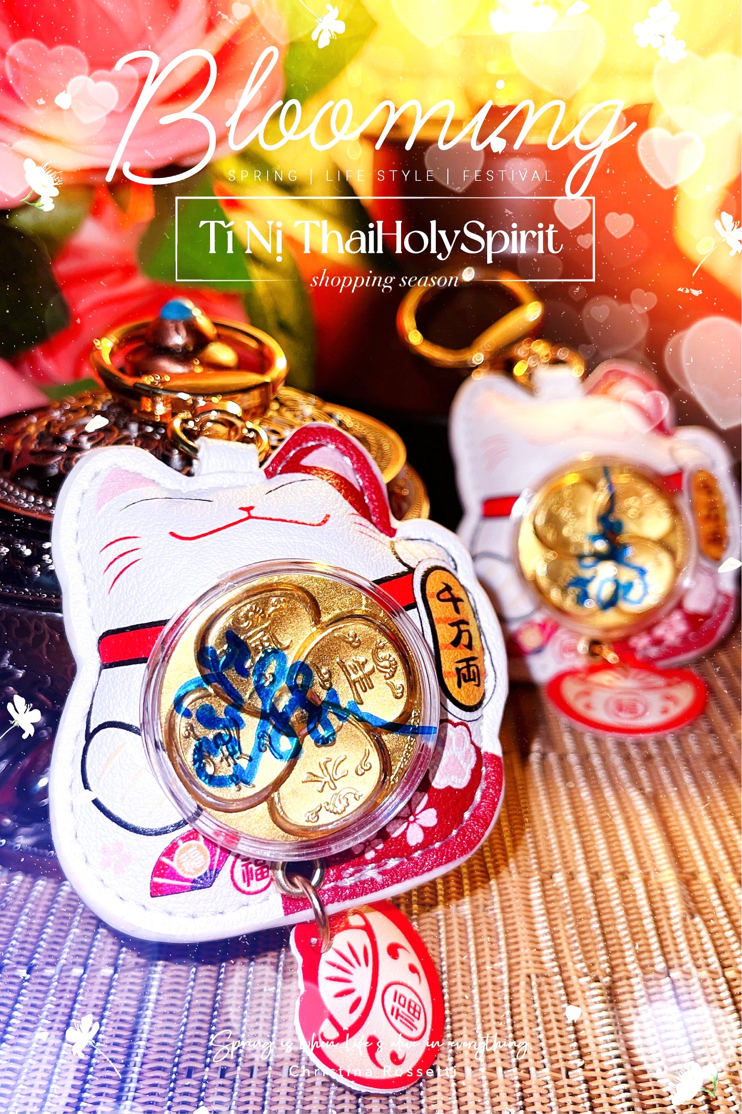 Móc Khoá Mèo Thần Tài
