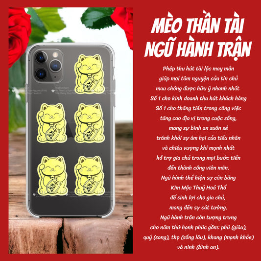 Mèo Thần Tài Ngũ Hành Trận