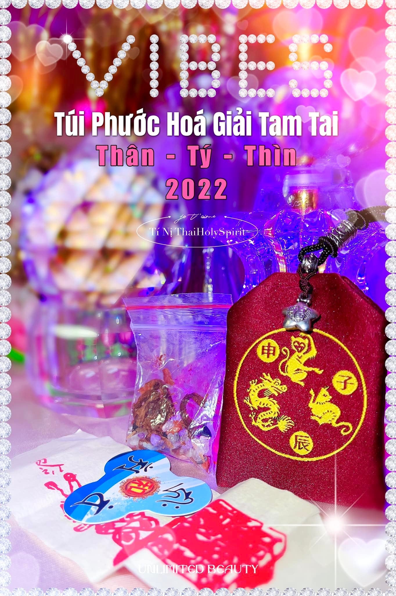 Túi Phước Hoá Giải Tam Tai (Thân - Tý - Thìn)
