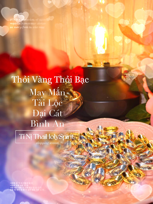 Set Thỏi Vàng Thỏi Bạc Thần Tài