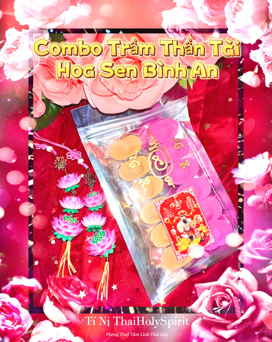 Combo Trầm Thần Tài Hoa Sen