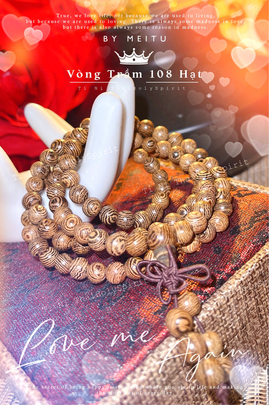 Vòng trầm 108 hạt