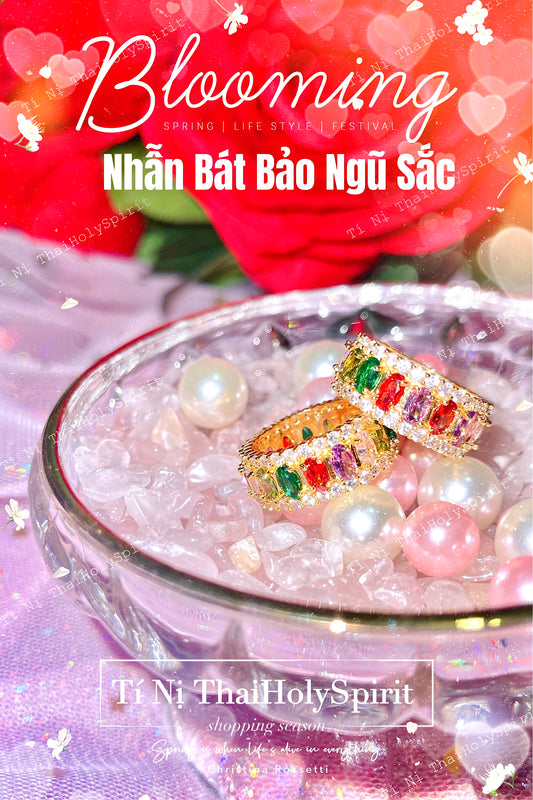 Nhẫn Bát Bảo Ngũ Sắc