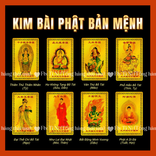 Kim Bài Phật Bản Mệnh