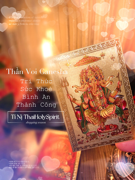 Lá Phép Thần Voi Ganesha